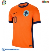 Fotballdrakt Herre Nederland Memphis Depay #10 Hjemmedrakt EM 2024 Kortermet